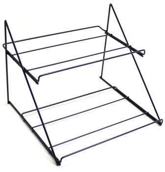 Wicker Two Tier Countertop Display Stand, 2 of 2