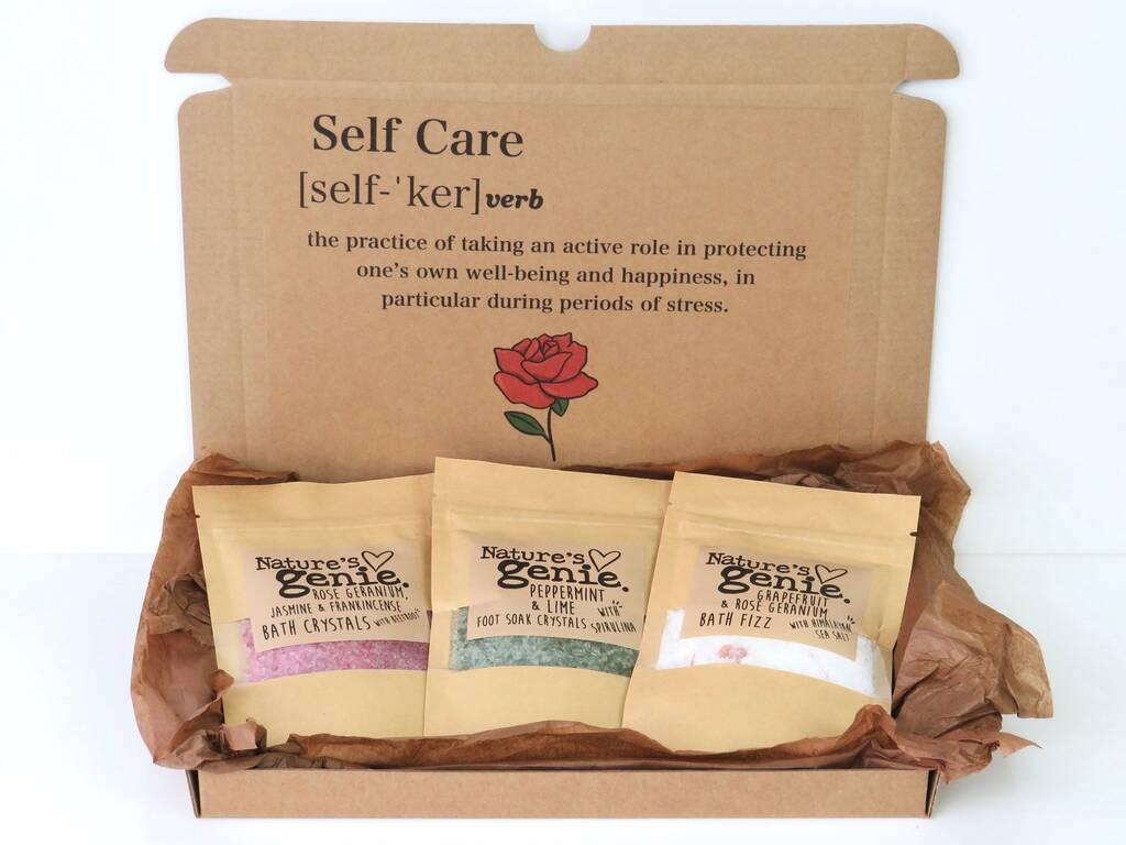 Self Care Pamper Bath Selection Gift Box, 1 of 3