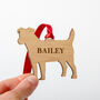 Personalised Dog Outline Christmas Tree Decoration, thumbnail 8 of 12