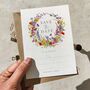 Wildflower Wreath Ready To Write Save The Date Cards, thumbnail 1 of 5