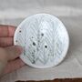 'Rye' Round Ceramic Soap Dish, thumbnail 1 of 3