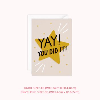 Yay! You Did It Card, 3 of 3