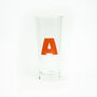 Personalised Red Initial Printed Pint Glass, thumbnail 3 of 7