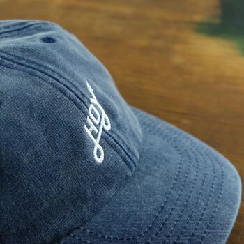 Hoy Explore Dad Hat Vintage Blue, 6 of 6