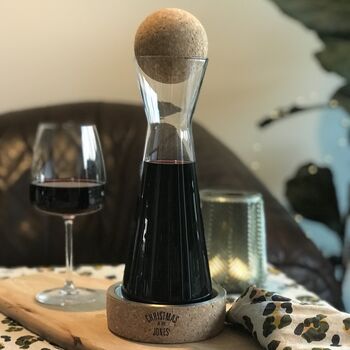 Personalised Wine Carafe For Christmas, 5 of 11