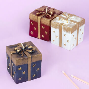 G Decor Present Box Shaped Candles, 2 of 7