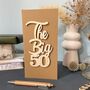Personalised Big 50 Birthday Card, thumbnail 1 of 12