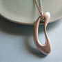 Infinity Signature Serene Silver Pendant Necklace, thumbnail 4 of 6