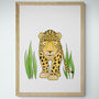 Jungle Safari Animals Nursery Art Print Set A3, 11x14, thumbnail 3 of 7