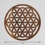Wooden Tea Coaster With Stand Triangle Design, thumbnail 3 of 5