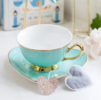 Sweet Heart Teacup And Saucer, 3 of 5