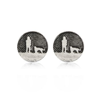 Dog Earrings In Sterling Silver, 3 of 7