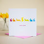 'Bunnies' Happy Easter Card, thumbnail 2 of 3