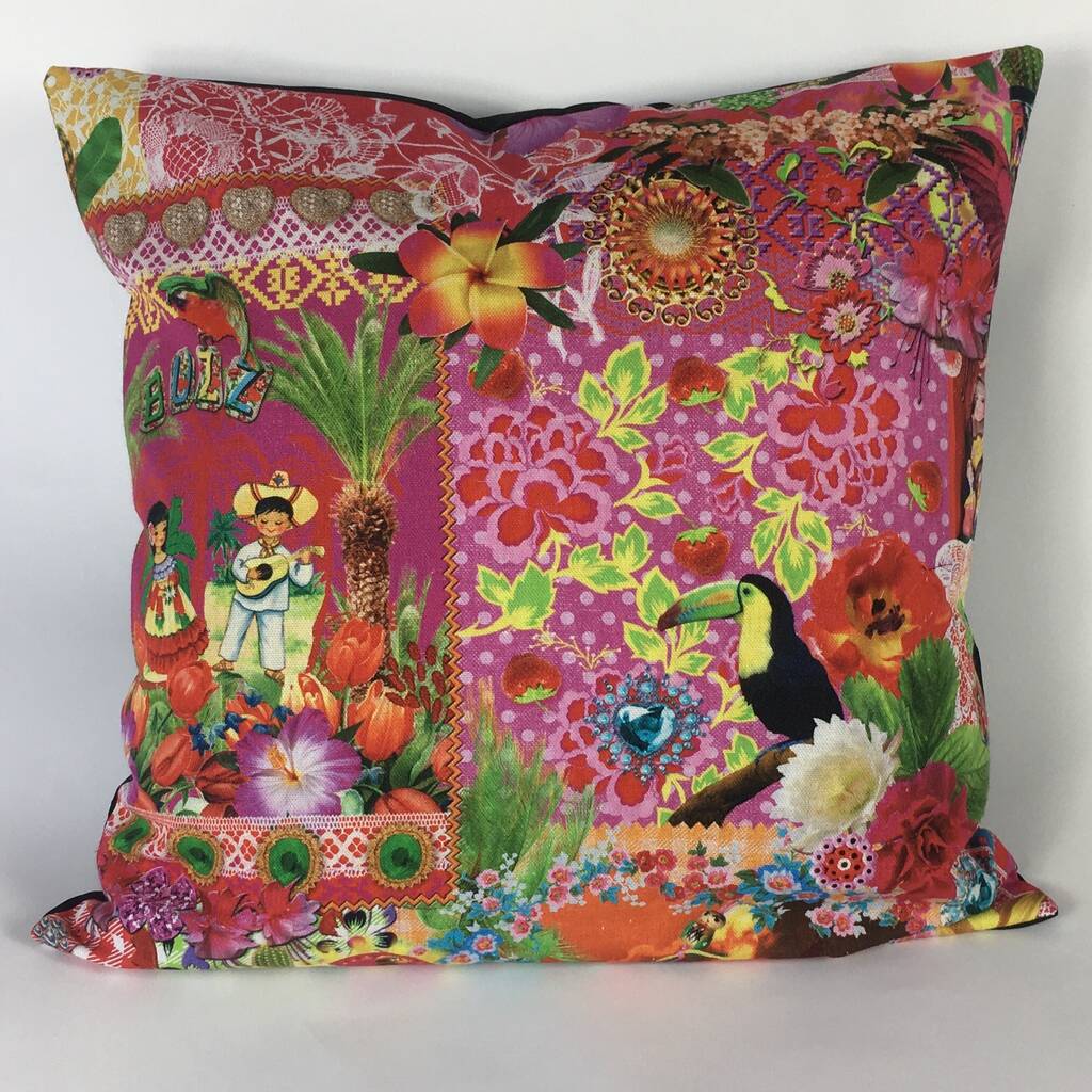 Mexican Summer Cushion Cover By Twentysevenpalms