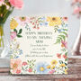 Happy Birthday To My Mum Floral Thoughtful Card, thumbnail 1 of 4