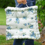 Heritage Bloom Floral Floor Cushions, thumbnail 3 of 8
