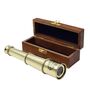 Personalised Brass Telescope With Box, thumbnail 4 of 9