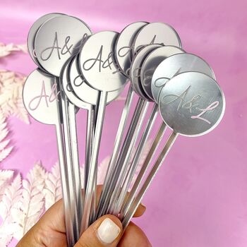 Personalised Acrylic Drink Glass Stirrer, 3 of 3