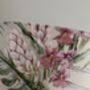 Colourful Flowers With Sage Green Cotton Lampshade, thumbnail 5 of 6