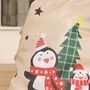 Personalised Festive Friends Christmas Gift Sack, thumbnail 7 of 8