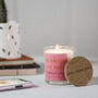 'So Proud Of You' Raspberry And Quince Candle, thumbnail 2 of 3