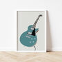 Les Paul Guitar Print | Guitarist Music Poster, thumbnail 4 of 7