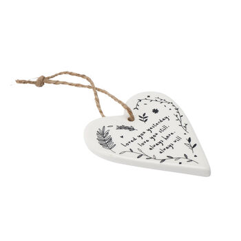 Send With Love 'Love You Still…' Ceramic Hanger, 2 of 2
