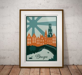 Bruges Travel Print, 2 of 3