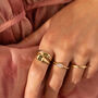 Pastel Stone Scatter Adjustable Ring, thumbnail 7 of 10