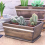 Personalised Wooden Pot Planter, thumbnail 2 of 12