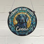 Flat Coated Retriever Memorial Suncatcher, thumbnail 1 of 6