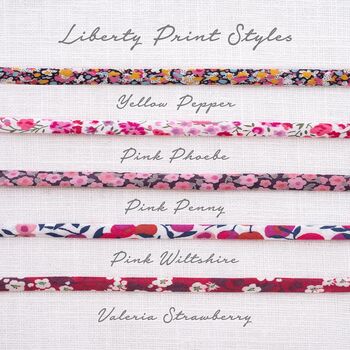 Liberty Print Letter Personalised Bracelet, 5 of 8