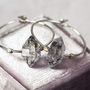 Herkimer Diamond Hoop Earrings, thumbnail 1 of 6