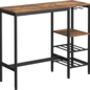 Bar Table Dining Table With Bottle Rack, thumbnail 5 of 5