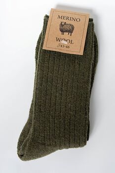 Merino Socks, 100% Merino Wool, Soft And Warm, 5 of 7