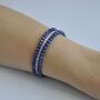 Dainty Lapis Lazuli Crystal Bracelet For Self Awareness And Peace, thumbnail 4 of 6