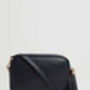 Verona Crossbody Tassel Navy Bag With Pastel Strap, thumbnail 3 of 3