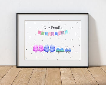 Personalised Croc Family Print, 3 of 5