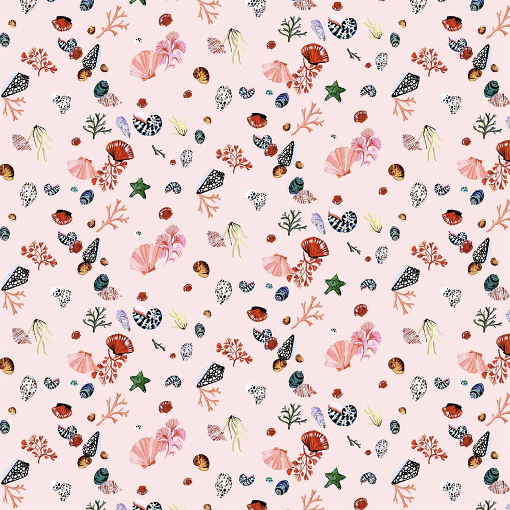 Pink Miami Shells Wallpaper Sample By Eleanor Bowmer ...