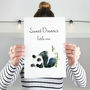 'Sweet Dreams' Cute Panda Nursery Print, thumbnail 2 of 2