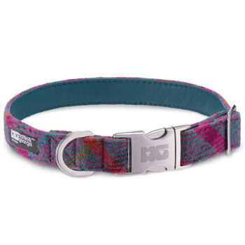Lily's Check Harris Tweed Dog Collar, 3 of 6