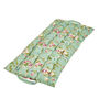 Green Floral Padded Garden Mattress Cushion, thumbnail 2 of 4