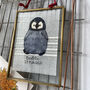 Baby's First Christmas Penguin Art In Floating Frame, thumbnail 3 of 3