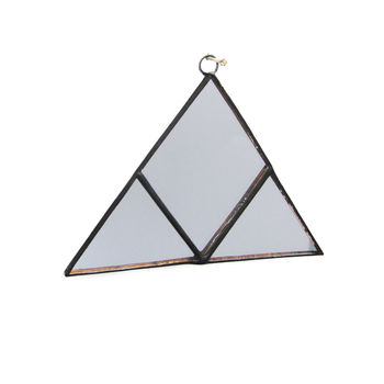 Geometric Triangle Wall Hanging Mirror, 3 of 4