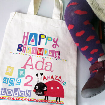 Personalised 2nd Birthday Tiny Treasure Bag, 2 of 11