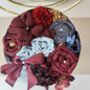 Burgundy Blooms Oud Scented Pandora Hijab Gift Box, thumbnail 1 of 7