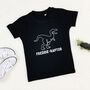 Personalised Dinosaur T Shirt Raptor, thumbnail 2 of 8