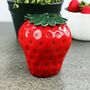Stunning Strawberry Shape Storage Jar, thumbnail 3 of 7