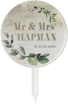Personalised Wedding Keepsake Cake Topper, 4 of 5
