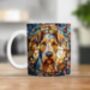 Airedale Terrier Suncatcher Artwork Ceramic Mug, thumbnail 3 of 5